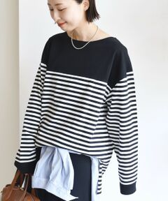 SHIPS / シップス Tシャツ | 【WEB限定】〈洗濯機可能〉ビッグ バスク シャツ