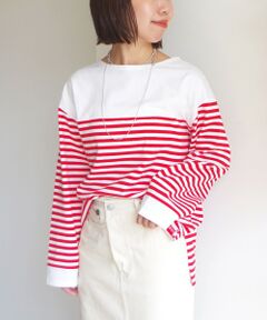 SHIPS / シップス Tシャツ | 【WEB限定】〈洗濯機可能〉ビッグ バスク シャツ