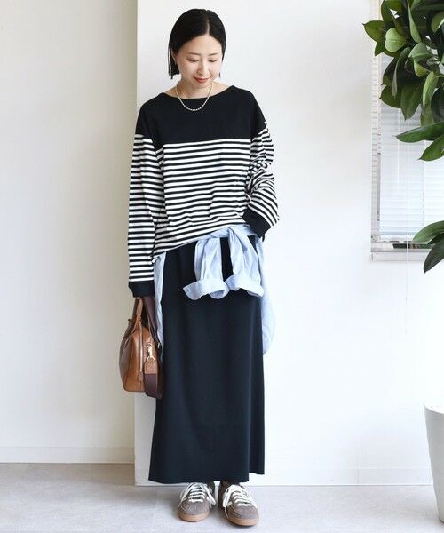 SHIPS / シップス Tシャツ | 【WEB限定】〈洗濯機可能〉ビッグ バスク シャツ | 詳細6