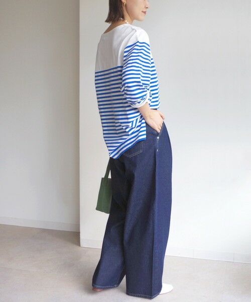 SHIPS / シップス Tシャツ | 【WEB限定】〈洗濯機可能〉ビッグ バスク シャツ | 詳細26