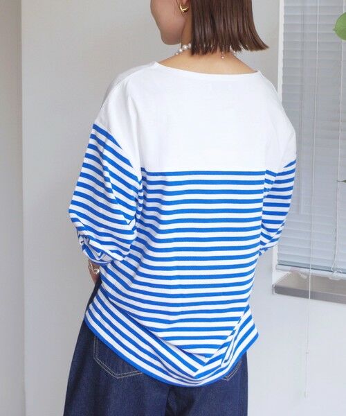 SHIPS / シップス Tシャツ | 【WEB限定】〈洗濯機可能〉ビッグ バスク シャツ | 詳細29