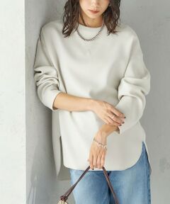 SHIPS / シップス Tシャツ | 〈手洗い可能〉ガゼット デザイン ジョーゼット カットソー