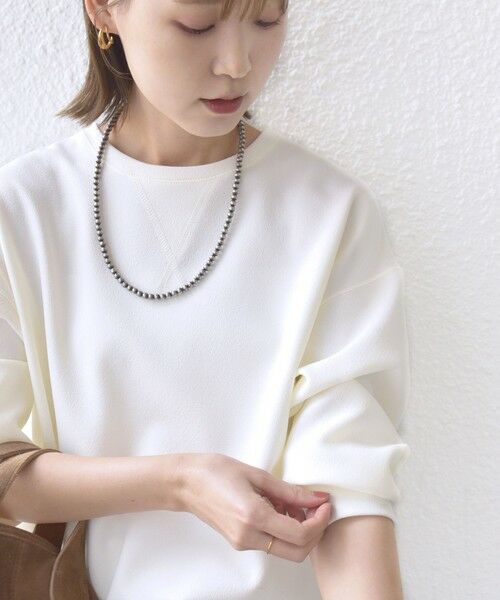 SHIPS / シップス Tシャツ | 〈手洗い可能〉ガゼット デザイン ジョーゼット カットソー | 詳細17