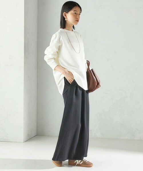 SHIPS / シップス Tシャツ | 〈手洗い可能〉ガゼット デザイン ジョーゼット カットソー | 詳細3