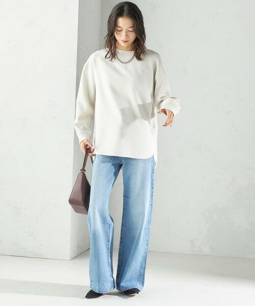 SHIPS / シップス Tシャツ | 〈手洗い可能〉ガゼット デザイン ジョーゼット カットソー | 詳細20