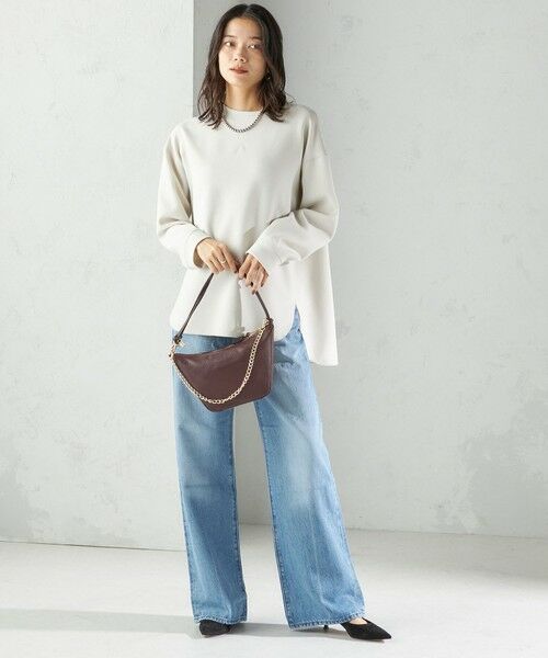 SHIPS / シップス Tシャツ | 〈手洗い可能〉ガゼット デザイン ジョーゼット カットソー | 詳細22