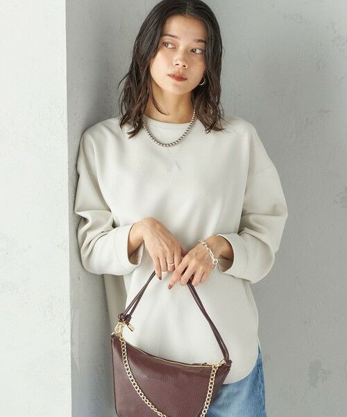 SHIPS / シップス Tシャツ | 〈手洗い可能〉ガゼット デザイン ジョーゼット カットソー | 詳細26