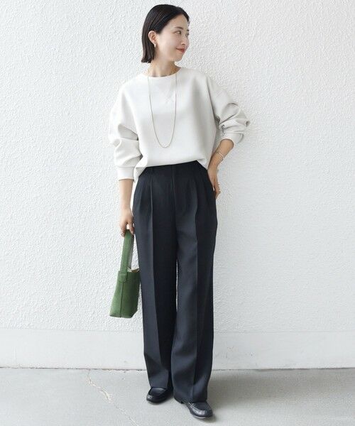 SHIPS / シップス Tシャツ | 〈手洗い可能〉ガゼット デザイン ジョーゼット カットソー | 詳細29