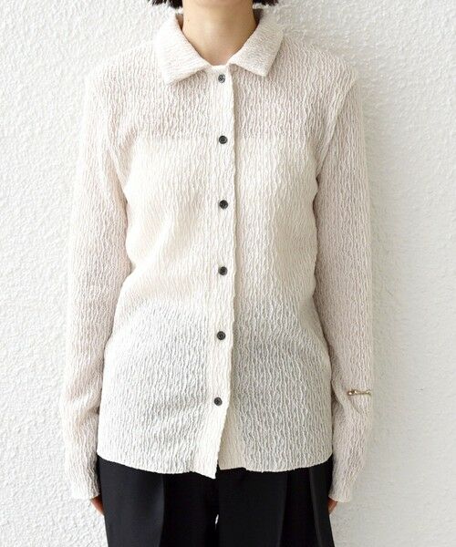 SHIPS / シップス カーディガン・ボレロ | 【WEB限定】〈手洗い可能〉ランダムブルーゼ シャツ カーディガン | 詳細11