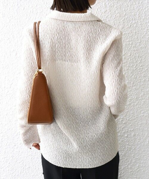 SHIPS / シップス カーディガン・ボレロ | 【WEB限定】〈手洗い可能〉ランダムブルーゼ シャツ カーディガン | 詳細5