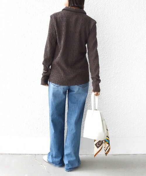 SHIPS / シップス カーディガン・ボレロ | 【WEB限定】〈手洗い可能〉ランダムブルーゼ シャツ カーディガン | 詳細16