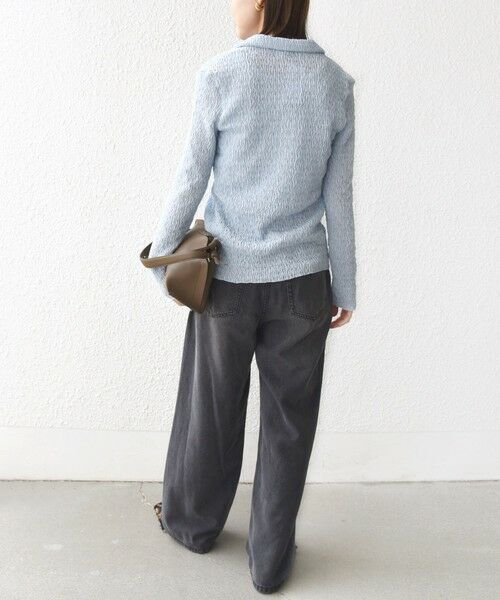 SHIPS / シップス カーディガン・ボレロ | 【WEB限定】〈手洗い可能〉ランダムブルーゼ シャツ カーディガン | 詳細27