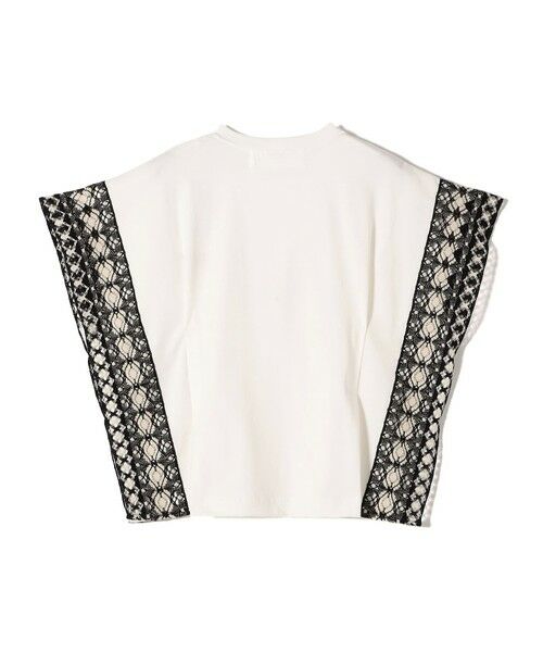 SHIPS / シップス カットソー | assiette:〈手洗い可能〉トーション レース ポンチョ カットソー | 詳細1