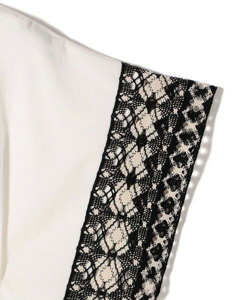 SHIPS / シップス カットソー | assiette:〈手洗い可能〉トーション レース ポンチョ カットソー | 詳細3