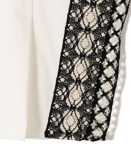 SHIPS / シップス カットソー | assiette:〈手洗い可能〉トーション レース ポンチョ カットソー | 詳細4