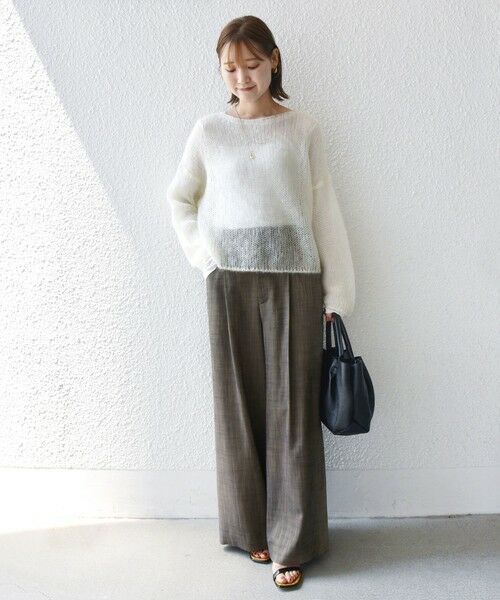 SHIPS / シップス スラックス・ドレスパンツ | 〈手洗い可能〉シャンブレー ポケット デザイン ワイド パンツ | 詳細23