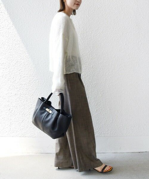 SHIPS / シップス スラックス・ドレスパンツ | 〈手洗い可能〉シャンブレー ポケット デザイン ワイド パンツ | 詳細26