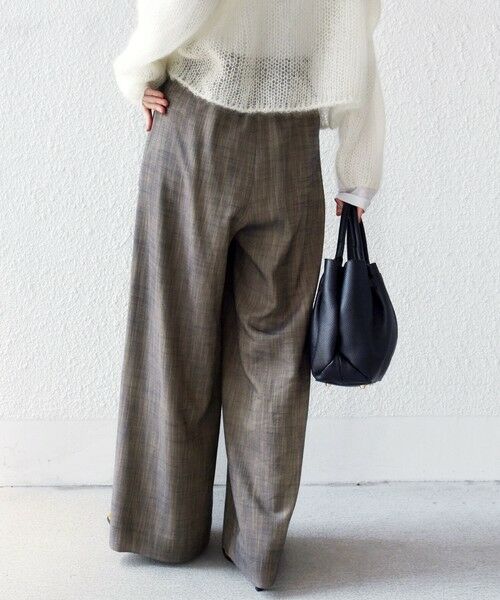 SHIPS / シップス スラックス・ドレスパンツ | 〈手洗い可能〉シャンブレー ポケット デザイン ワイド パンツ | 詳細28