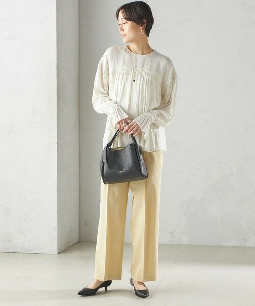 SHIPS / シップス スラックス・ドレスパンツ | 〈手洗い可能〉ツイル ストレート パンツ(52)(セットアップ対応) | 詳細2