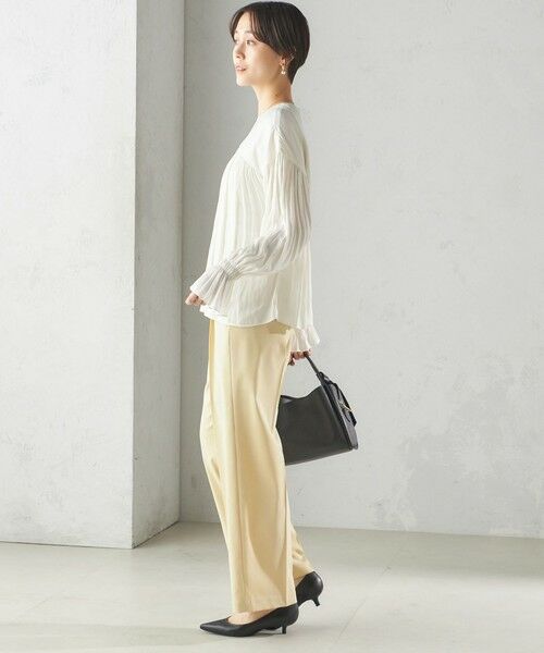 SHIPS / シップス スラックス・ドレスパンツ | 〈手洗い可能〉ツイル ストレート パンツ(52)(セットアップ対応) | 詳細3