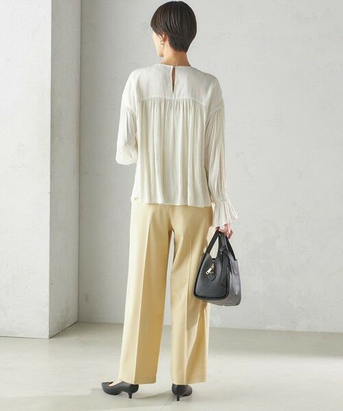 SHIPS / シップス スラックス・ドレスパンツ | 〈手洗い可能〉ツイル ストレート パンツ(52)(セットアップ対応) | 詳細4