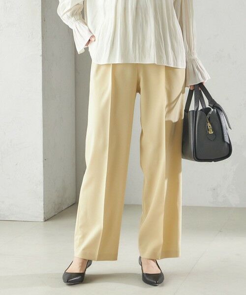 SHIPS / シップス スラックス・ドレスパンツ | 〈手洗い可能〉ツイル ストレート パンツ(52)(セットアップ対応) | 詳細7