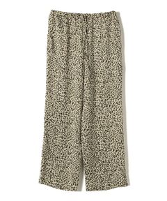 SHIPS / シップス その他パンツ | SHIPS Primary Navy Label:〈手洗い可能〉レオパードドロスト パンツ