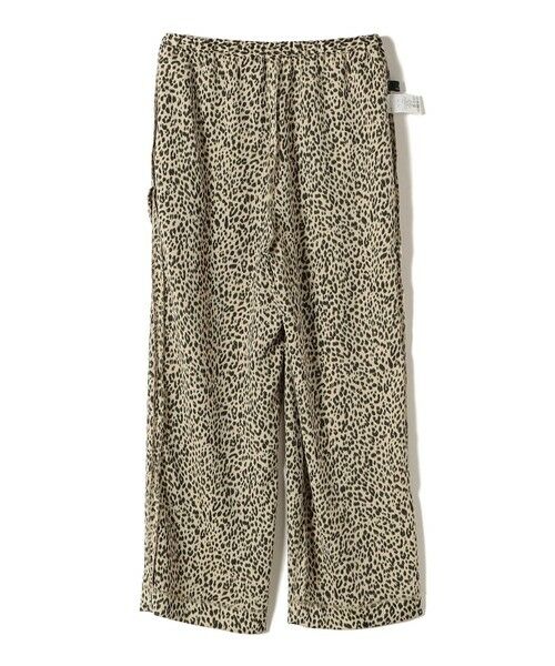 SHIPS / シップス その他パンツ | SHIPS Primary Navy Label:〈手洗い可能〉レオパードドロスト パンツ | 詳細3