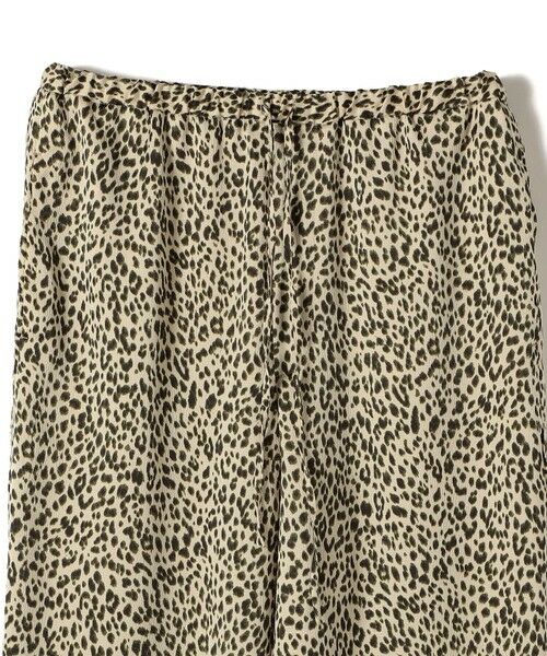 SHIPS / シップス その他パンツ | SHIPS Primary Navy Label:〈手洗い可能〉レオパードドロスト パンツ | 詳細4