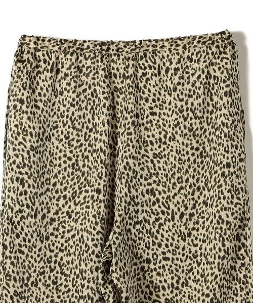 SHIPS / シップス その他パンツ | SHIPS Primary Navy Label:〈手洗い可能〉レオパードドロスト パンツ | 詳細5