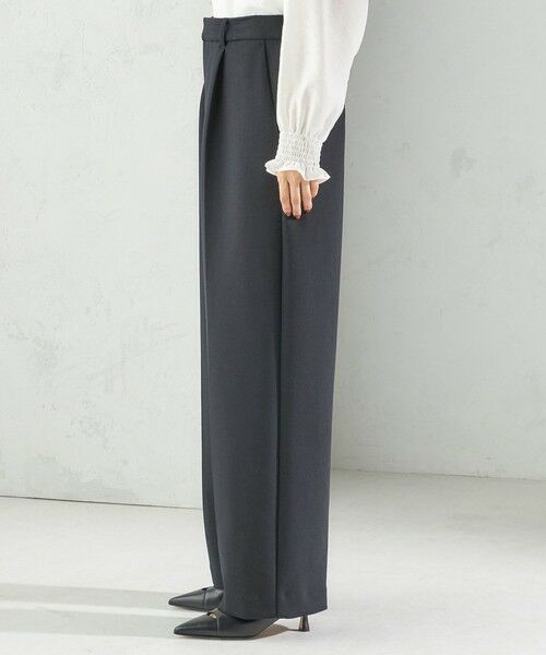 SHIPS / シップス スラックス・ドレスパンツ | 〈洗濯機可能 / セレモニー対応可〉ポリエステル レーヨン ダンボール ストレート パンツ | 詳細20