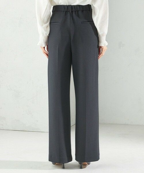 SHIPS / シップス スラックス・ドレスパンツ | 〈洗濯機可能 / セレモニー対応可〉ポリエステル レーヨン ダンボール ストレート パンツ | 詳細21