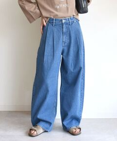 SHIPS / シップス デニムパンツ | 〈洗濯機可能〉2タック カーブ デニム パンツ