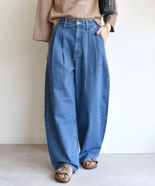 SHIPS / シップス デニムパンツ | 〈洗濯機可能〉2タック カーブ デニム パンツ | 詳細7