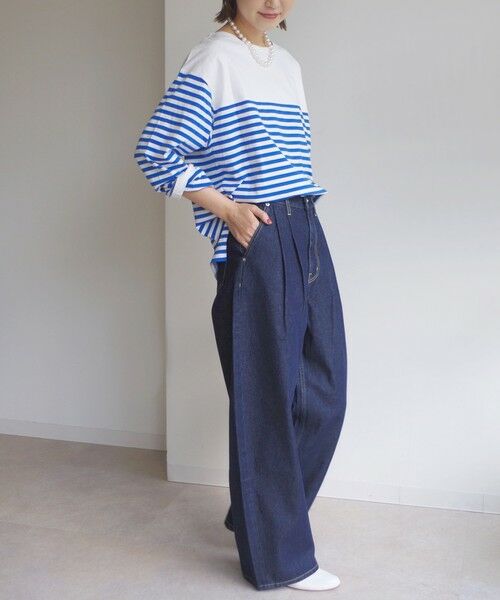 SHIPS / シップス デニムパンツ | 〈洗濯機可能〉2タック カーブ デニム パンツ | 詳細23