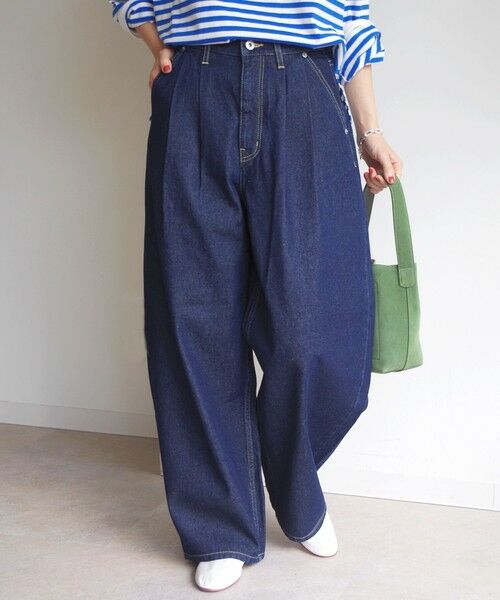 SHIPS / シップス デニムパンツ | 〈洗濯機可能〉2タック カーブ デニム パンツ | 詳細27