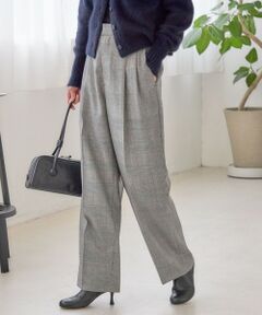 SHIPS / シップス その他パンツ | 〈手洗い可能〉ウォッシャブル ウール タック パンツ