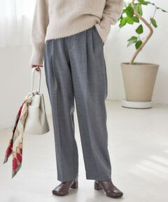 SHIPS / シップス その他パンツ | 〈手洗い可能〉ウォッシャブル ウール タック パンツ