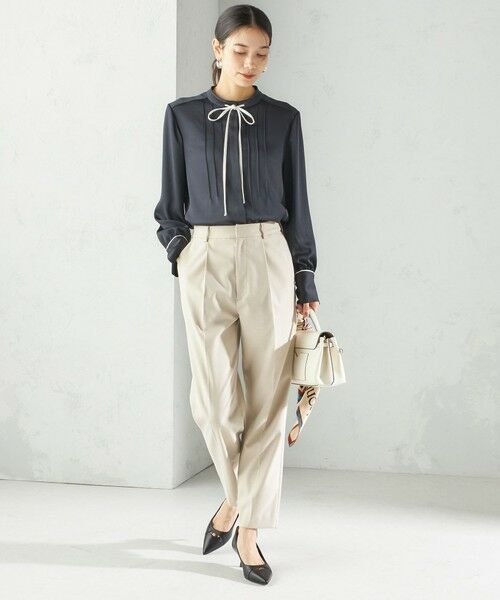 SHIPS / シップス スラックス・ドレスパンツ | 〈手洗い可能〉DELEGANT テーパード パンツ（セットアップ対応） | 詳細1