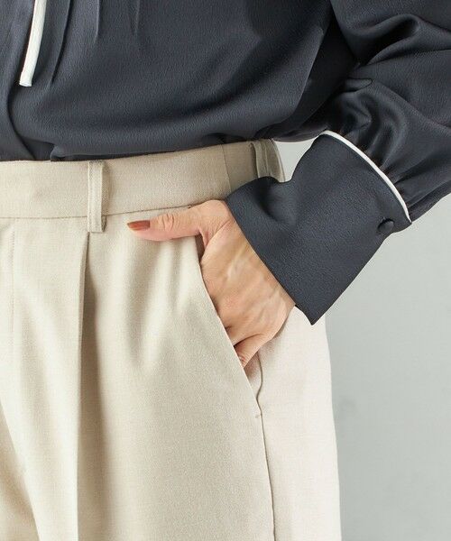 SHIPS / シップス スラックス・ドレスパンツ | 〈手洗い可能〉DELEGANT テーパード パンツ（セットアップ対応） | 詳細22