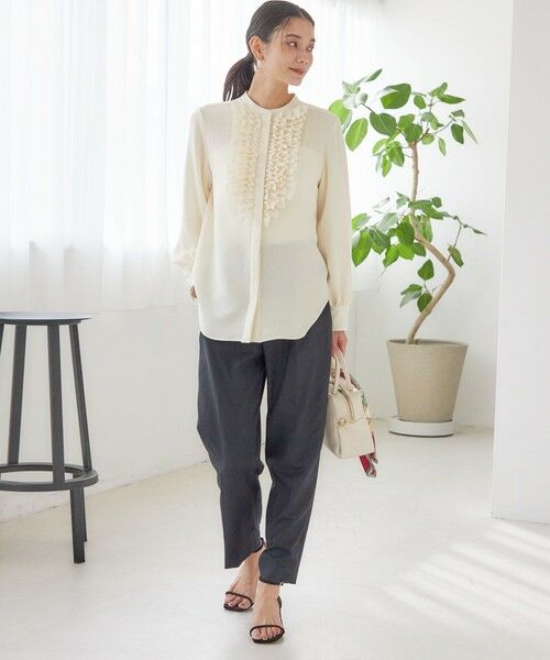 SHIPS / シップス スラックス・ドレスパンツ | 〈手洗い可能〉DELEGANT テーパード パンツ（セットアップ対応） | 詳細29