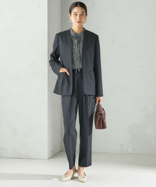 SHIPS / シップス スラックス・ドレスパンツ | 〈手洗い可能〉DELEGANT テーパード パンツ（セットアップ対応） | 詳細23