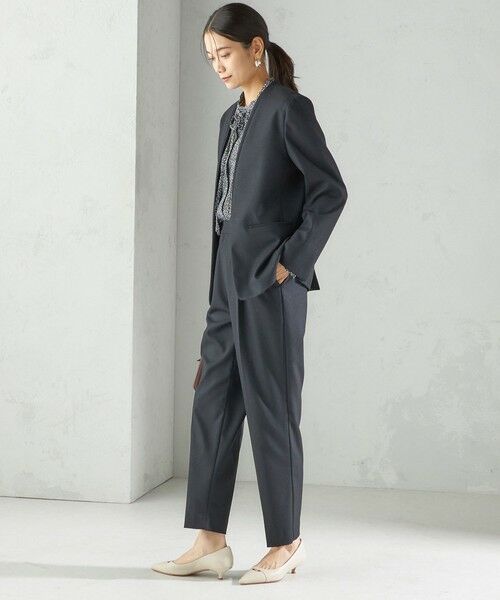 SHIPS / シップス スラックス・ドレスパンツ | 〈手洗い可能〉DELEGANT テーパード パンツ（セットアップ対応） | 詳細24