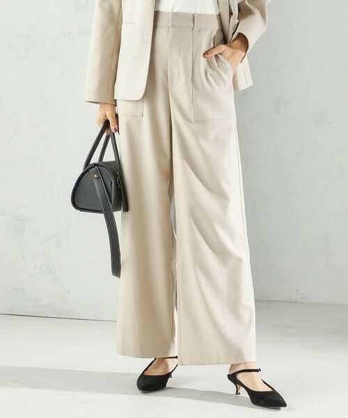 SHIPS / シップス その他パンツ | 〈手洗い可能〉DELEGANT  ストレート パンツ（セットアップ対応） | 詳細4