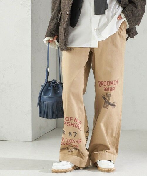 SHIPS for women/シップスウィメン 【SHIPS別注】WHITE FIELD: 50th ANNIV チノパン ベージュ 38 SHIPS for women/シップスウィメン 【SHIPS別注】WHITE FIELD: 50th ANNIV チノパン ベージュ 38