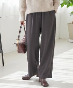 SHIPS / シップス その他パンツ | 〈UVカット/防シワ加工〉梳毛調 ストレッチ ドロスト パンツ