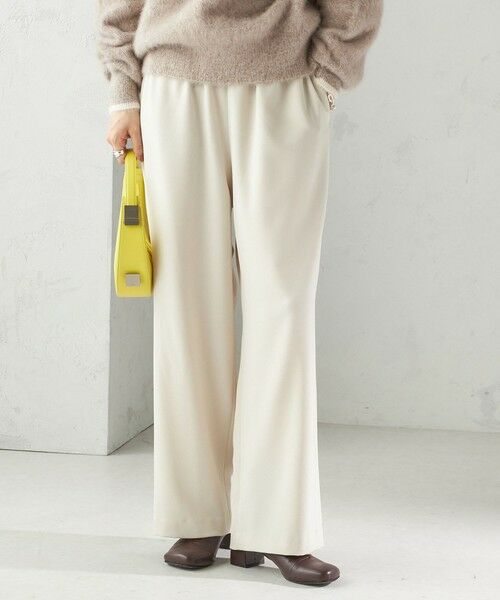 SHIPS / シップス その他パンツ | 〈UVカット/防シワ加工〉梳毛調 ストレッチ ドロスト パンツ | 詳細10