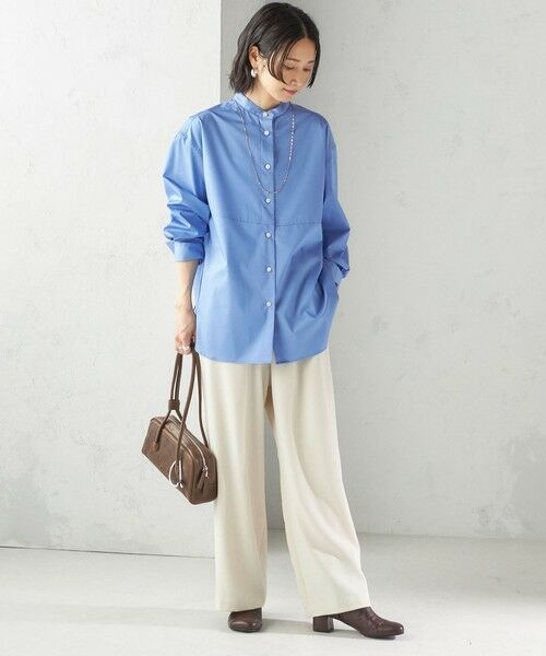 SHIPS / シップス その他パンツ | 〈UVカット/防シワ加工〉梳毛調 ストレッチ ドロスト パンツ | 詳細13