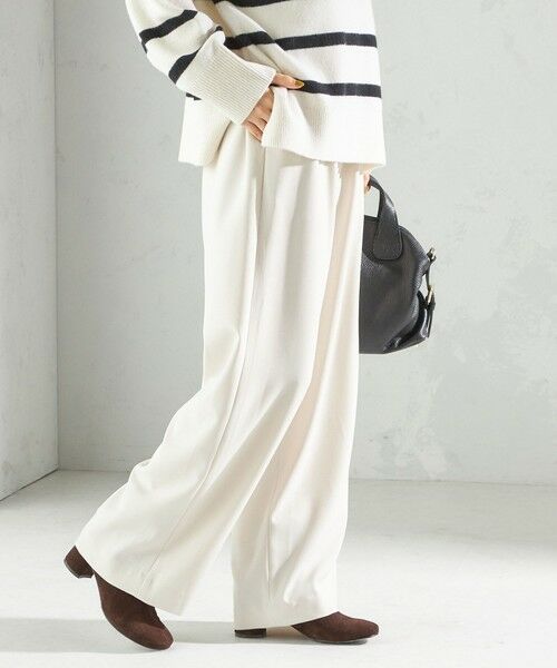 SHIPS / シップス その他パンツ | 〈UVカット/防シワ加工〉梳毛調 ストレッチ ドロスト パンツ | 詳細18