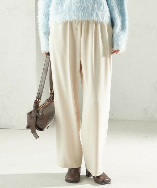 SHIPS / シップス その他パンツ | 〈UVカット/防シワ加工〉梳毛調 ストレッチ ドロスト パンツ | 詳細23